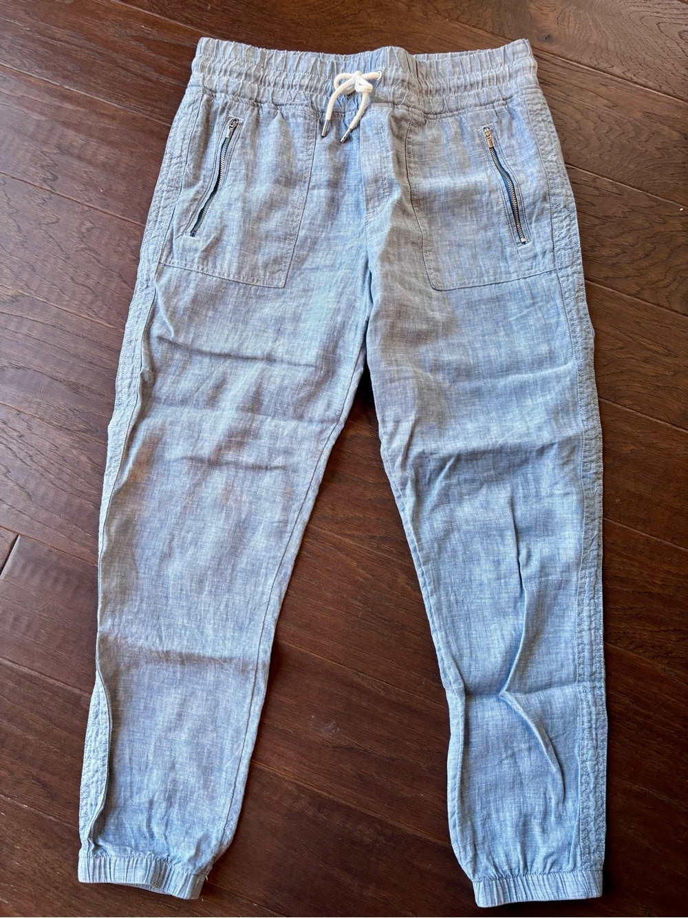 Athleta jogger pants chambray blue 10